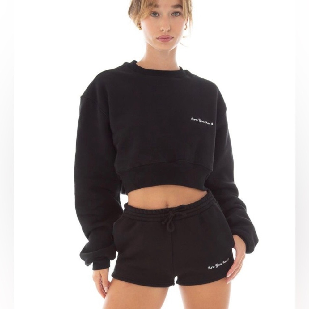 Are You Am I Sweat Shorts